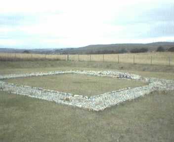 Jordan Hill Roman Temple, Bowleaze Cove, Preston, Dorset, near Weymouth