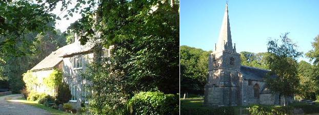 Mill Lane and Parish Church of St. Michael, Winterborne Steepleton, Dorset